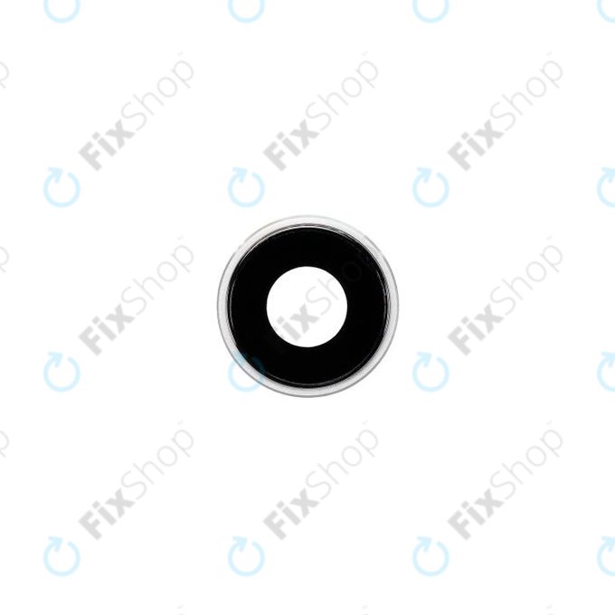 Apple iPhone XR - Steklo kamere z okvirjem (White)