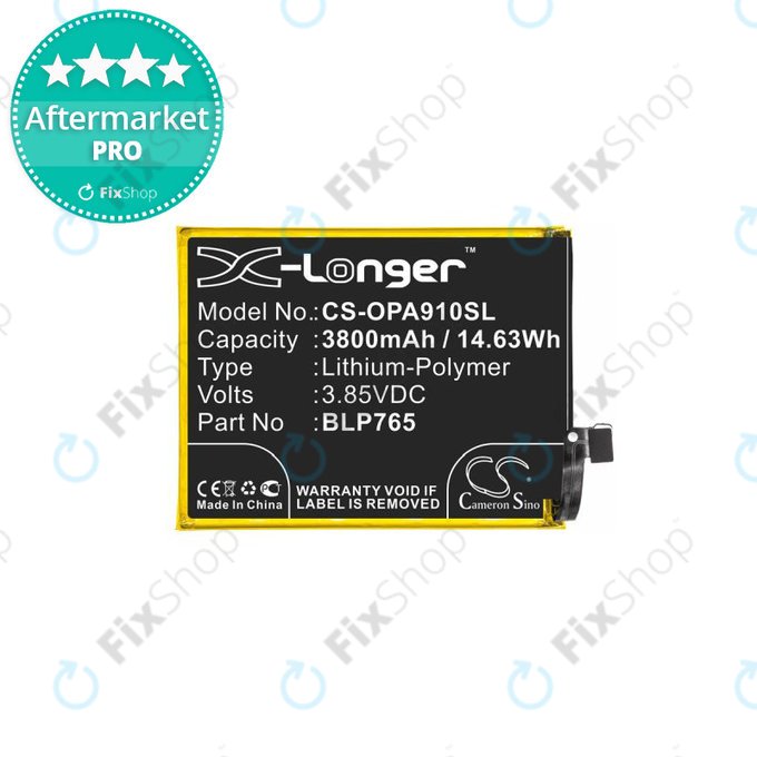 Oppo A91 - Baterija BLP765 3800mAh HQ