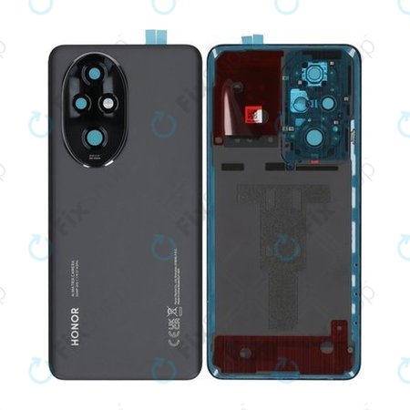 Honor 200 Pro - Pokrov baterije (Black) - 0235AKNT Genuine Service Pack