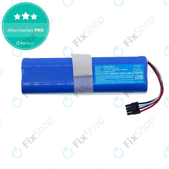 Baterija za Eufy Robovac L70 Hybrid, 5200mAh, Li-Ion, 14.4V, D080-4S2P, HQ