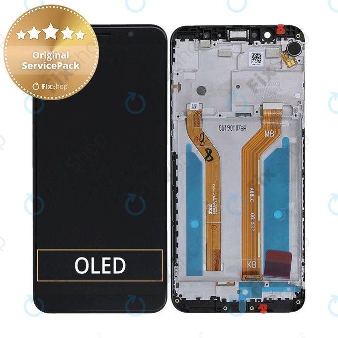 Asus Zenfone Max Pro ZB602KL (X00TD) - LCD zaslon + steklo na dotik + okvir (Deepsea Black) - 90AX00T1-R20010 Genuine Service Pack