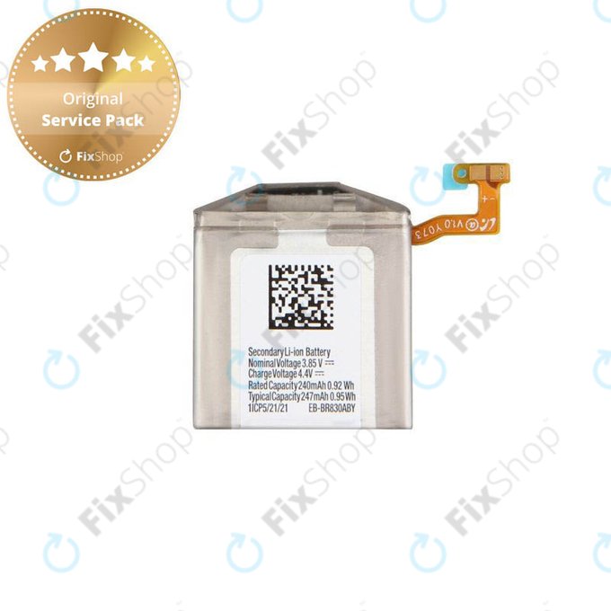 Samsung Galaxy Watch 3 41mm R850, R855, Active2 40mm R830, R835 - Baterija EB-BR830ABY 240mAh - GH43-04968A Genuine Service Pack