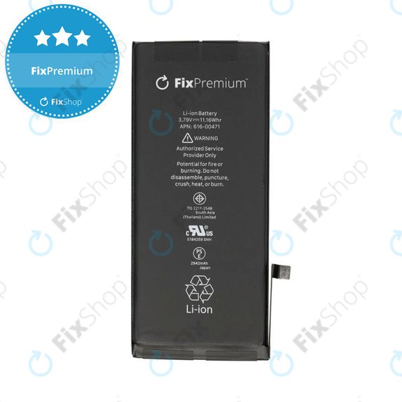 Baterija za iPhone XR, 2942mAh, FixPremium