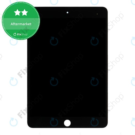 LCD Zaslon za iPad Mini 4, Black, Steklo na dotik brez okvirja