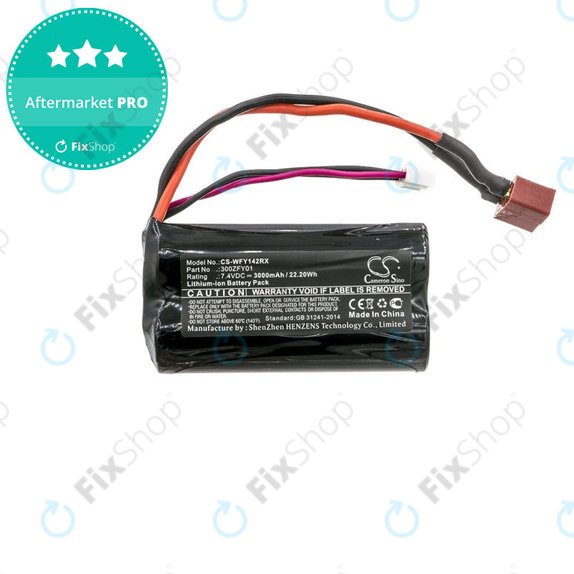 Baterija za WLToys FY01, FY02, FY03, 12423, 12428, 3000mAh, Li-Ion, 7.4V, 300ZFY01, HQ