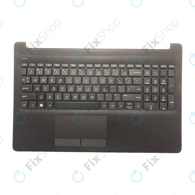 HP 15-db - Pokrov C (naslon za roke) + tipkovnica (US) - 77034787 Genuine Service Pack