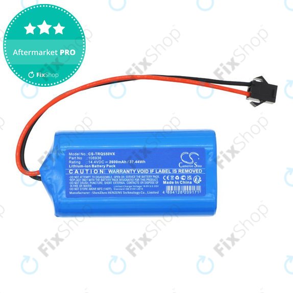 Baterija za Tesla Robostar IQ550, 2600mAh, Li-Ion, 14.4V, 106936, HQ