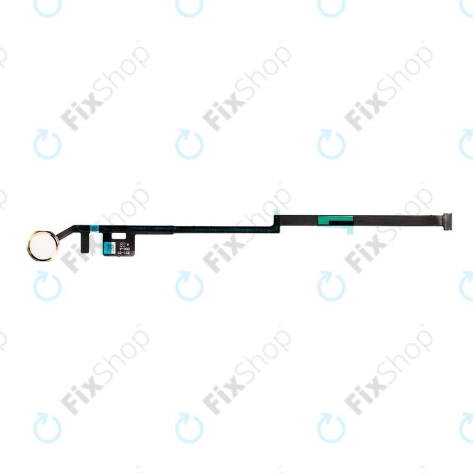 Apple iPad (7th Gen 2019, 8th Gen 2020, 9th Gen 2021) - Gumb Domov + Flex kabel (Gold)