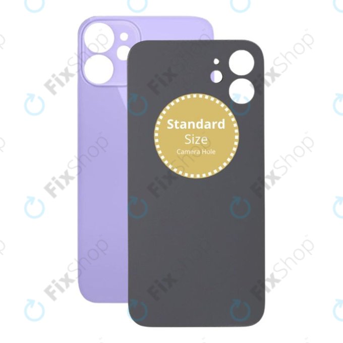 Apple iPhone 12 Mini - Steklo zadnjega ohišja (Purple)