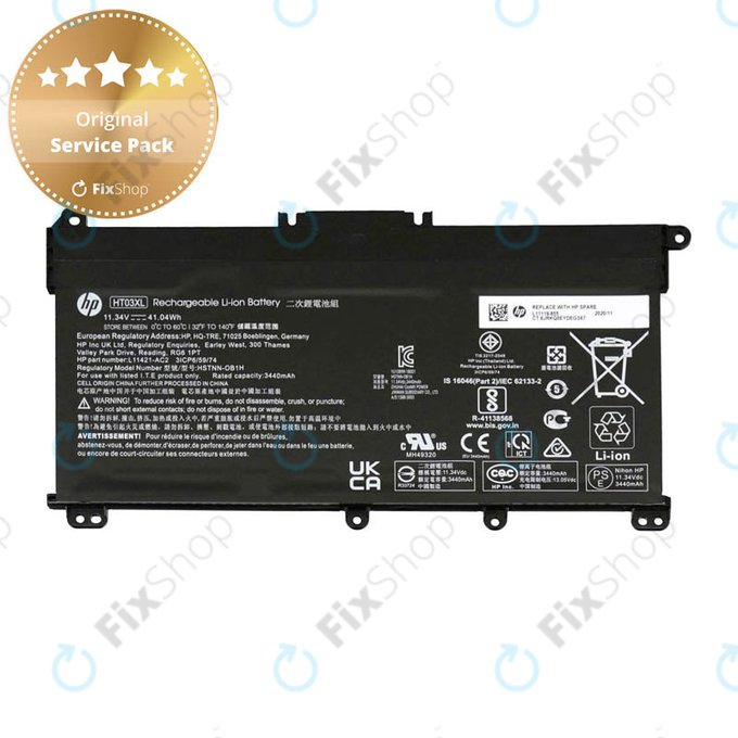 HP 15-da0032nc - Baterija Li-Ion 11.4V 3440mAh - 77052359 Genuine Service Pack