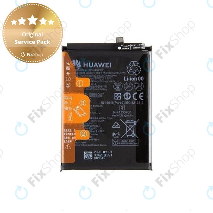 Huawei P Smart (2021) - Baterija HB526488EEW 5000mAh - 24023342 Genuine Service Pack