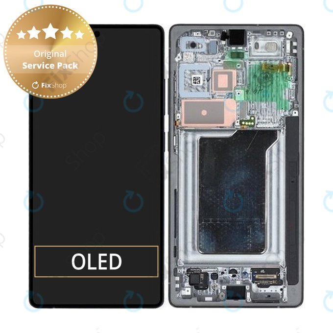 Samsung Galaxy S25 Ultra - LCD zaslon + steklo na dotik + okvir (Titanium Black) - GH82-36387D Genuine Service Pack