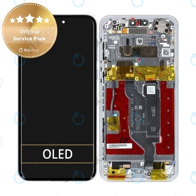 Honor Magic7 Pro - LCD zaslon + steklo na dotik + okvir (Lunar Shadow Grey) - 0235AMRW Genuine Service Pack