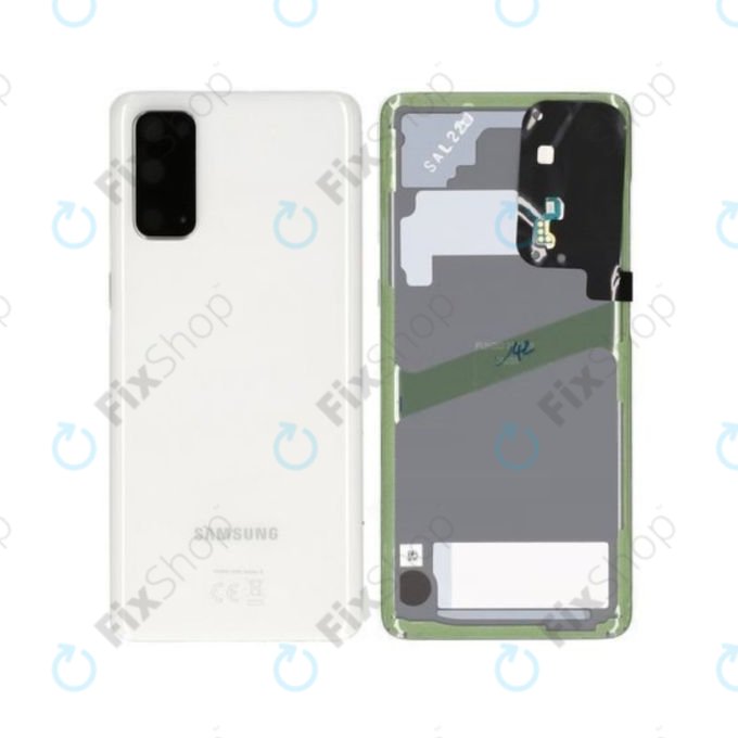 Samsung Galaxy S20 G980F - Pokrov baterije (Cloud White) - GH82-22068B, GH82-21576B Genuine Service Pack