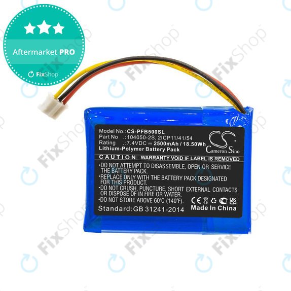 Baterija za Philips Fidelio B5/12, Fidelio HTL9100, Fidelio HTL9300, 2500mAh, Li-Pol, 7.4V, 104050-2S, HQ