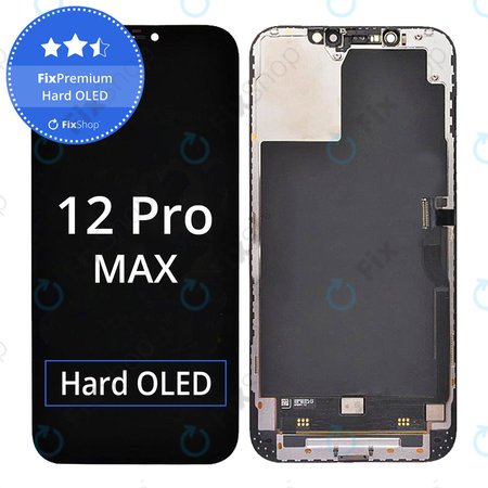 Apple iPhone 12 Pro Max - LCD zaslon + steklo na dotik + okvir Hard OLED FixPremium