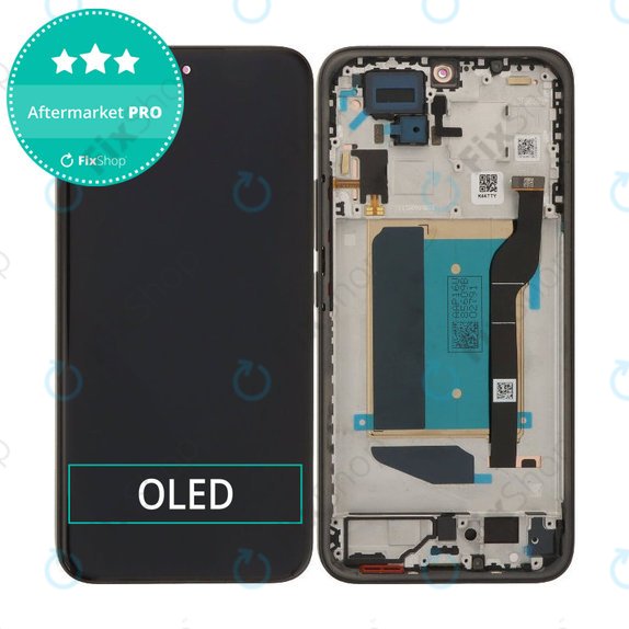 Zaslon OLED za Xiaomi Redmi Note 15 Pro+ 5G, Steklo na dotik z okvirjem