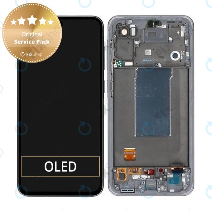 Samsung Galaxy A56 A566E - LCD zaslon + steklo na dotik + okvir (Awesome Graphite) - GH82-36829A Genuine Service Pack