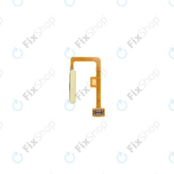 Xiaomi Mi 11 Lite 5G - Senzor prstnih odtisov + Flex kabel (Citrus Yellow) - 490100008E5F Genuine Service Pack