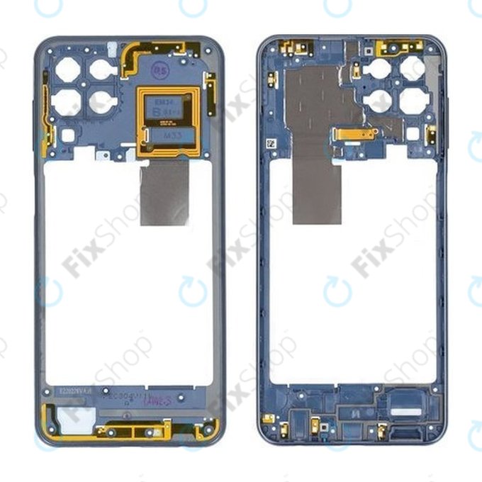 Samsung Galaxy M33 5G M336B - Srednji okvir (Blue) - GH98-47410A Genuine Service Pack