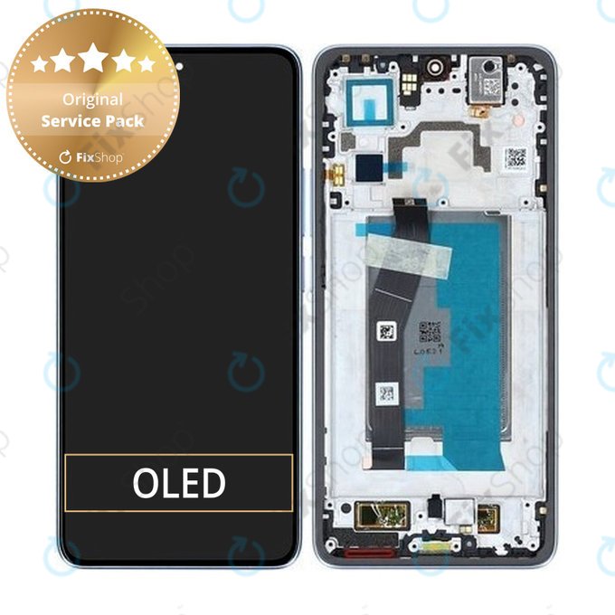 Xiaomi 14T - LCD zaslon + steklo na dotik + okvir (Titan Blue) - 5600050N12A00 Genuine Service Pack