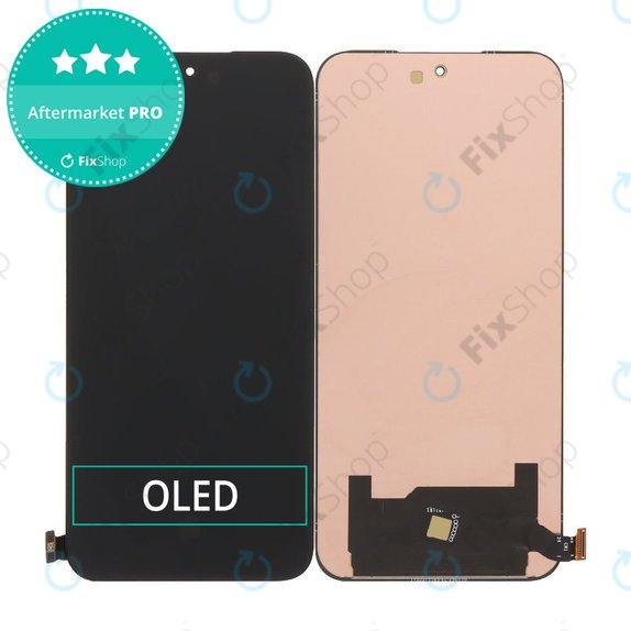 Zaslon OLED za Xiaomi 15T, Steklo na dotik brez okvirja