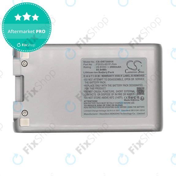 Baterija za Dreame T30, 2900mAh, Li-Ion, 29.6V, P2033-8S1P-PAA, HQ