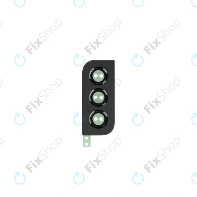 Samsung Galaxy S22 S901B - Stekleni okvir zadnje kamere (Phantom Black) - GH98-47028A Genuine Service Pack