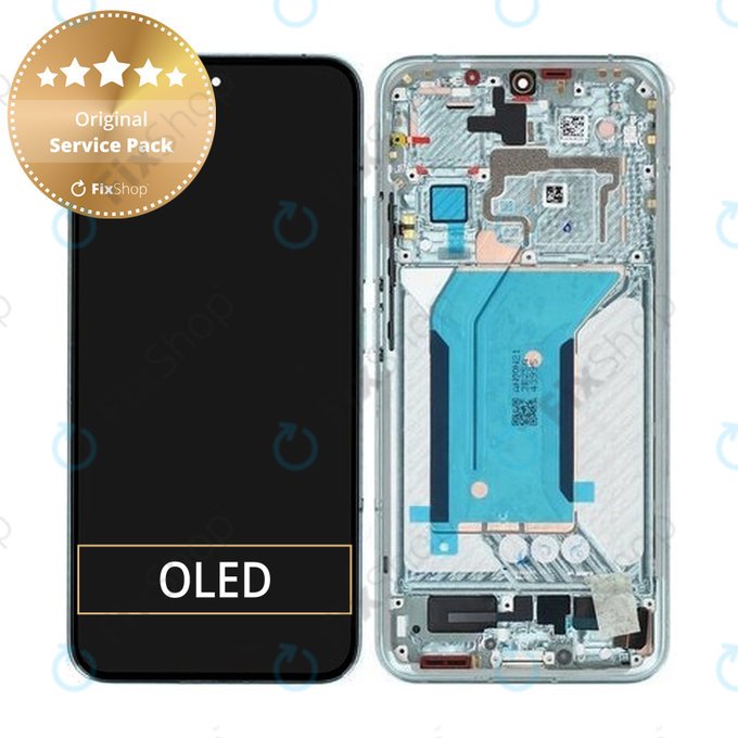 Xiaomi 14 23127PN0CC - LCD zaslon + steklo na dotik + okvir (Jade Green) - 56000600N300 Genuine Service Pack