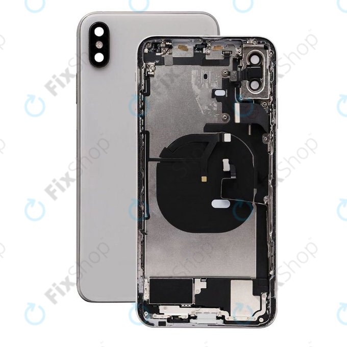 Apple iPhone XS Max - Zadnje ohišje z majhnimi deli (Silver)