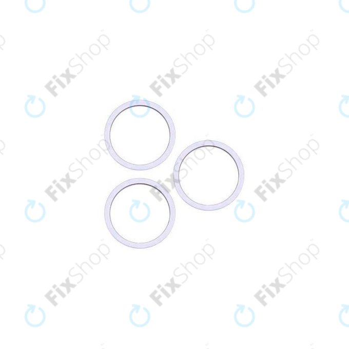 Apple iPhone 14 Pro, 14 Pro Max - Stekleni okvir zadnje kamere (Deep Purple) - 3 kosi