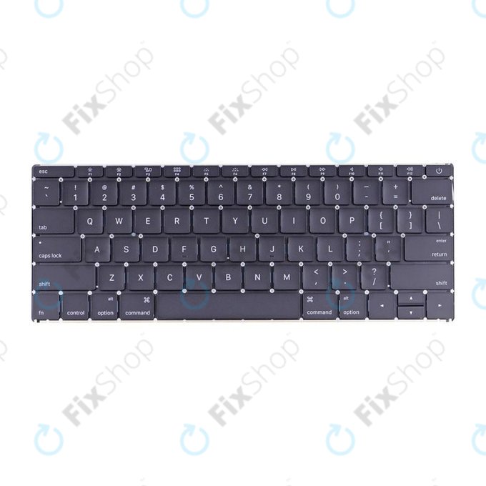 Apple MacBook 12" A1534 (Early 2015) - Tipkovnica US