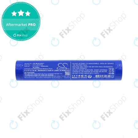 Baterija za Maglite ML125, ML150LR, ML150LRX, 3200mAh, LiFePO4, 6.4V, ILIF-3006526, HQ