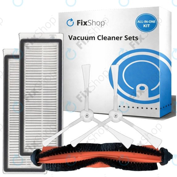 Komplet nadomestnih delov za Xiaomi Mi Robot Vacuum Mop Essential (Mijia G1) (1x Glavna krtača, 2x Filter, 2x Stranska krtača)