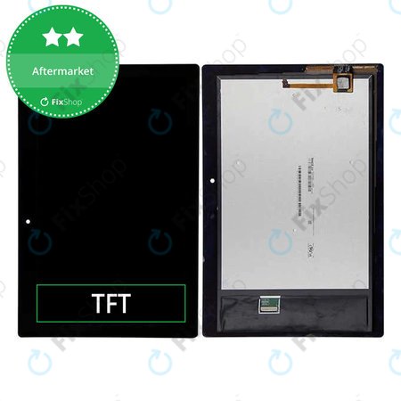 Lenovo TAB 2 A10-70 - LCD zaslon + steklo na dotik (Black) TFT