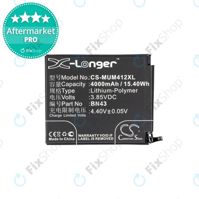 Xiaomi Redmi Note 4X - Baterija BN43 4000mAh HQ