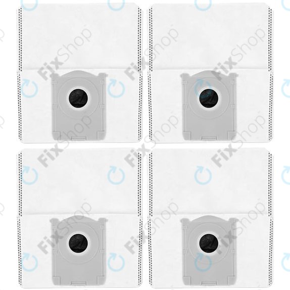 Vrečka za sesalnik, 4 kos za Ecovacs Deebot T30c, T50-series, T80-series, X8-series, X9 Pro-series