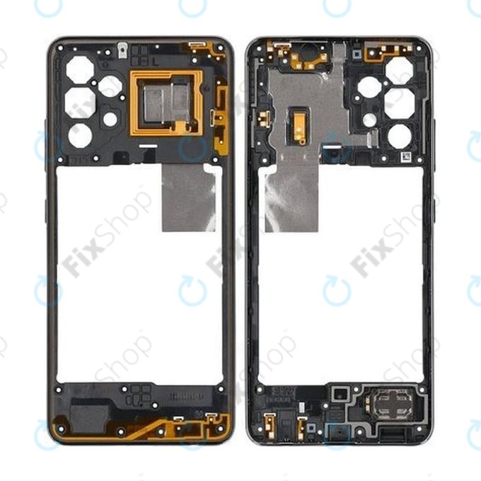 Samsung Galaxy A32 4G A325F - Medium Frame (Awesome Black) - GH97-26181A Genuine Service Pack