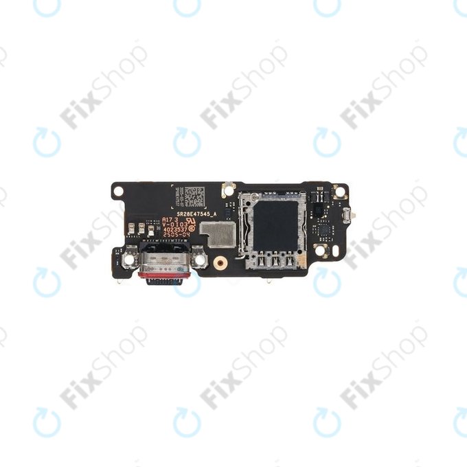 Motorola Razr 60 Ultra - PCB plošča priključka za polnjenje - 5P68C29822 Genuine Service Pack