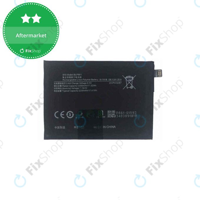 OnePlus Nord 2T CPH2399 CPH2401 - Baterija BLP861 4500mAh