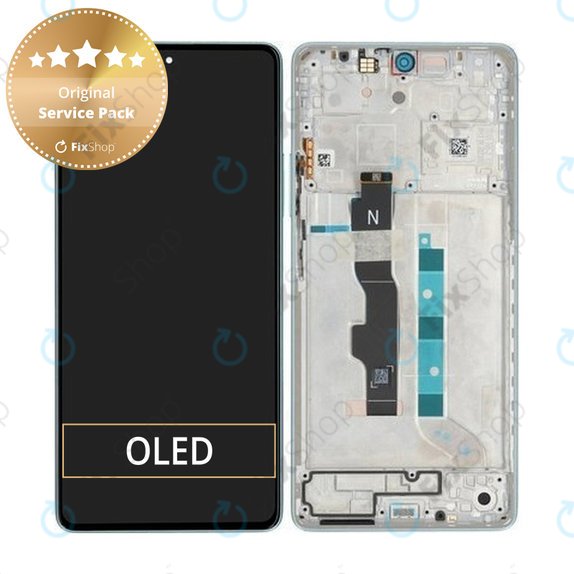 Xiaomi Redmi Note 13 5G 2312DRAABC - LCD zaslon + steklo na dotik + okvir (Ocean Teal) - 5600030N1700 Genuine Service Pack