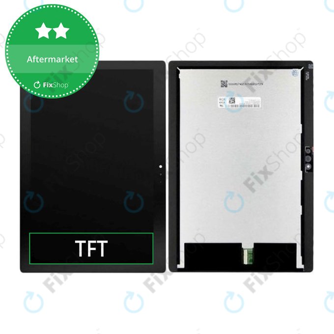 Lenovo Tab M10 TB-X605FC, TB-X605LC - LCD zaslon + steklo na dotik (Black) TFT