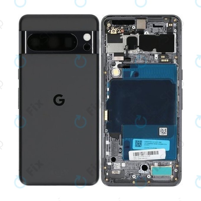 Google Pixel 8 Pro GC3VE, G1MNW - Pokrov baterije (Obsidian) - G949-00693-01 Genuine Service Pack