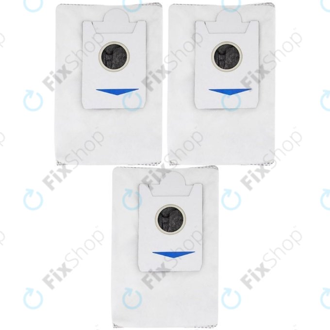 Vrečka za sesalnik, 3 kos, Aktivno oglje za Ecovacs Deebot X2-series, X5-series