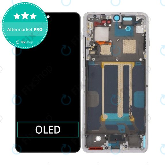 OnePlus 13 5G CPH2655 - LCD zaslon + steklo na dotik + okvir (Black) OLED