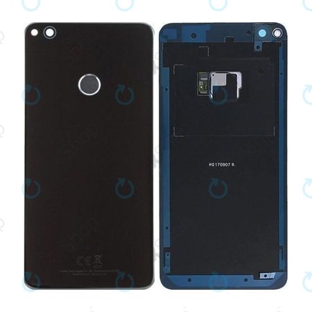 Huawei P9 Lite (2017), Huawei Honor 8 Lite - Pokrov baterije + senzor prstnih odtisov (Black)