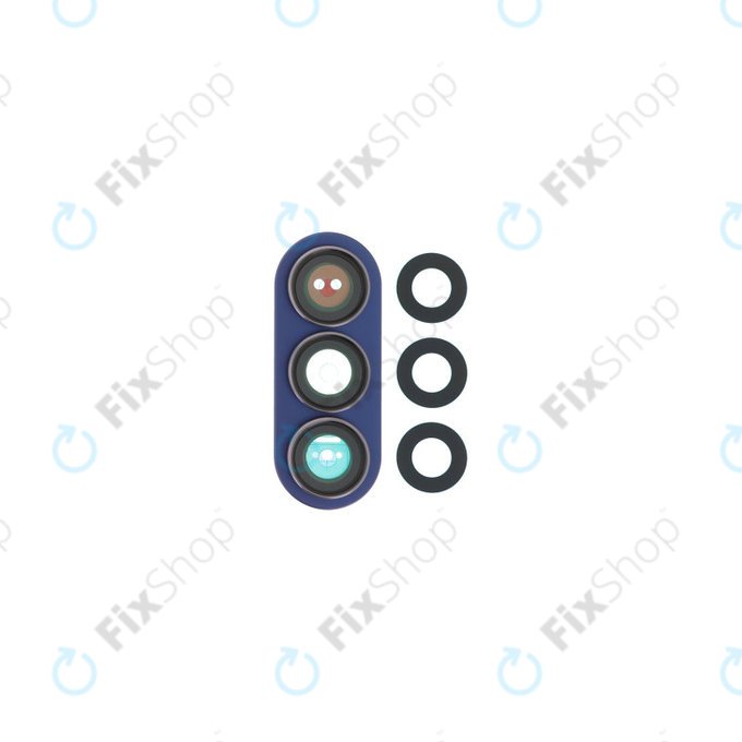 Samsung Galaxy Z Fold 7 F966B - Steklo zadnje kamere + okvir (Blue Shadow)
