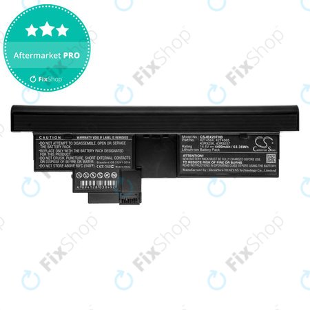 Baterija za Lenovo Thinkpad X200, X200s, 4400mAh, Li-Ion, 14.4V, 42T4564, HQ