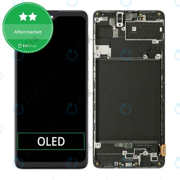 Samsung Galaxy A71 A715F - LCD zaslon + steklo na dotik + okvir (Small Size Panel) OLED