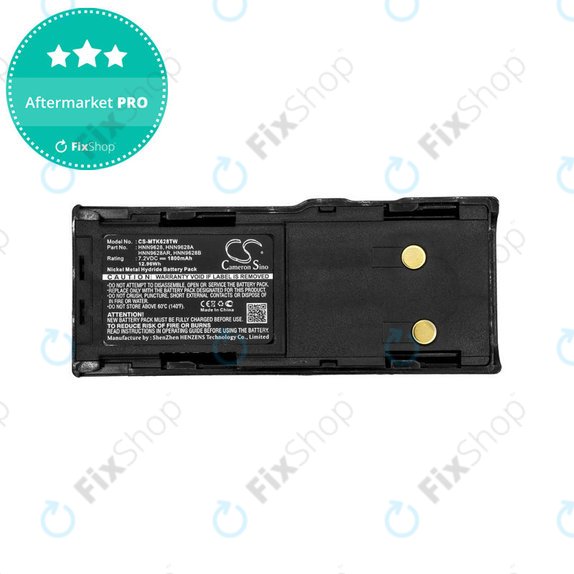 Baterija za Motorola CP250, GTX800, 1800mAh, Ni-MH, 7.2V, HNN9628, HQ